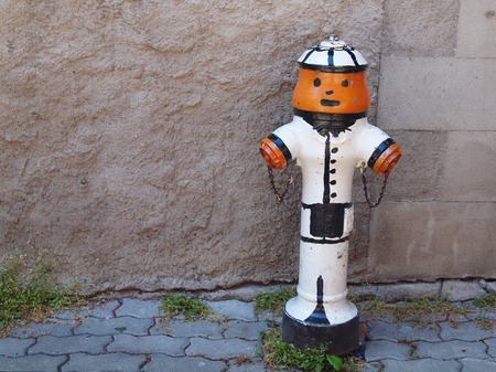Upper hydrant with adornmentsの写真素材