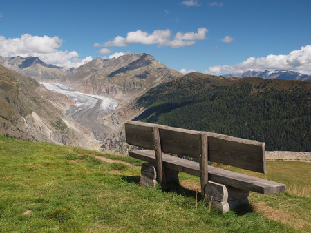 View from Belalpの写真素材