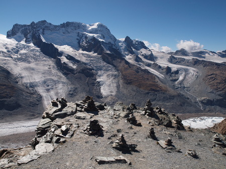 Mountains above Zermattの写真素材