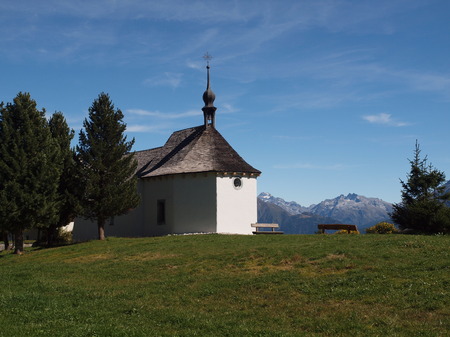 Church of Riederalpの写真素材