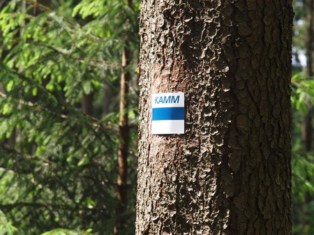 Advice Kammweg in Erzgebirgeの写真素材