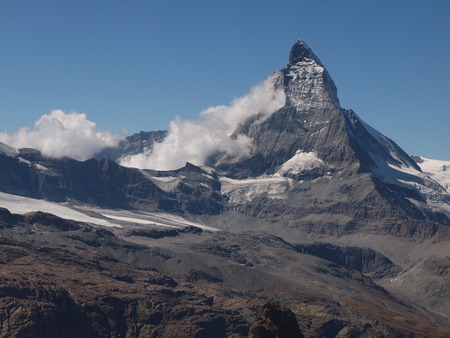 Matterhorn above Zermattの写真素材