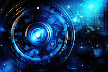 Abstract technology fashion background design, generative AIの素材