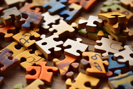 Puzzles with the correct order of priorities in any activity ,Generative AIの素材