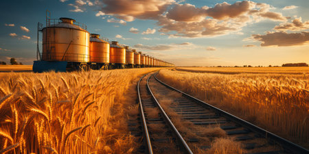 Agricultural Silos for storage and drying of grains, wheat, corn, soy, sunflowerの素材