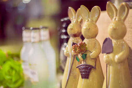 The little rabbit decoration at the partyの写真素材