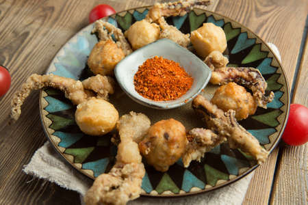 Fried squid roll