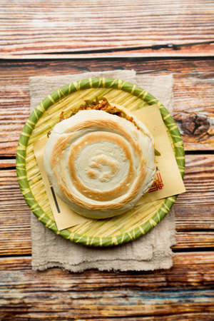 Chinese hamburgerの写真素材