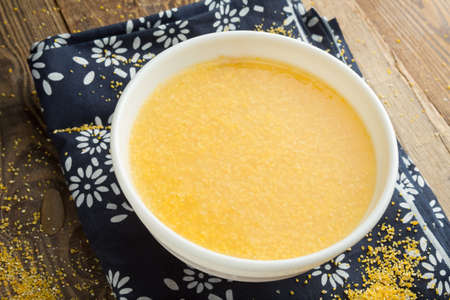 Chopped corn congeeの写真素材