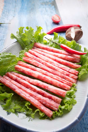 Chinese sausageの写真素材