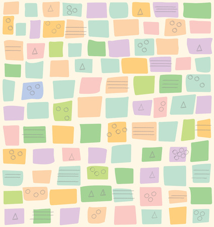 Colorful, Spring or Summer soft pattern for background or aloneのイラスト素材