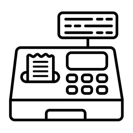 cash box iconのイラスト素材