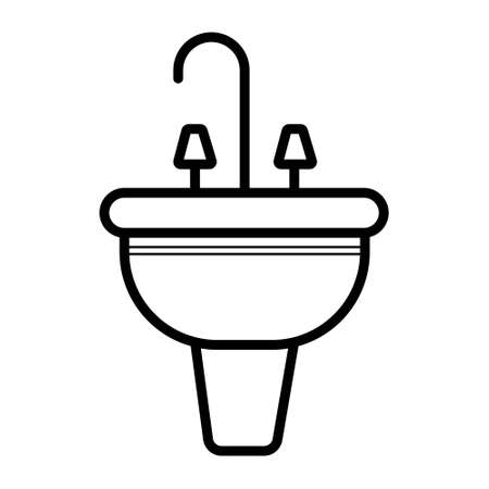 Sink vector iconのイラスト素材