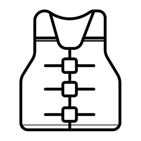 life vest iconのイラスト素材