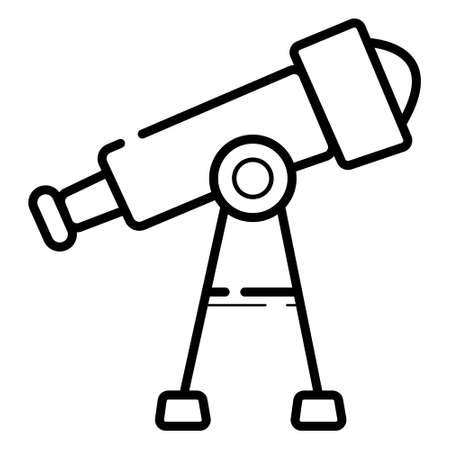 Telescope Icon vectorのイラスト素材