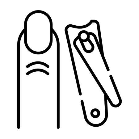 Nail filing iconのイラスト素材