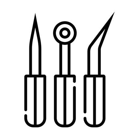 instruments and tools iconのイラスト素材