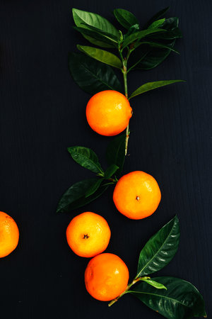 Delicious mandarinの写真素材