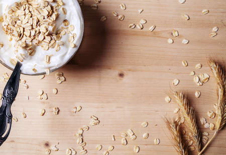 Greek yoghurtの写真素材