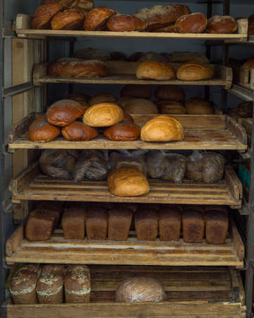 Close up of breads and buns