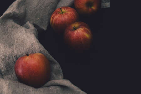 Delicious applesの写真素材