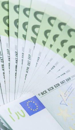 Euro banknotesの写真素材