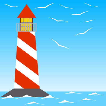 lighthouseのイラスト素材