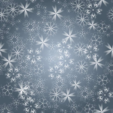 Bright snowflakes on a black background. Red highlights, seamless texture eps 10のイラスト素材
