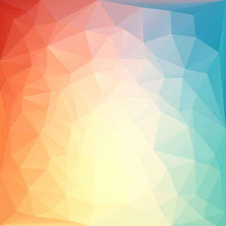 Rainbow abstract polygonal background.のイラスト素材