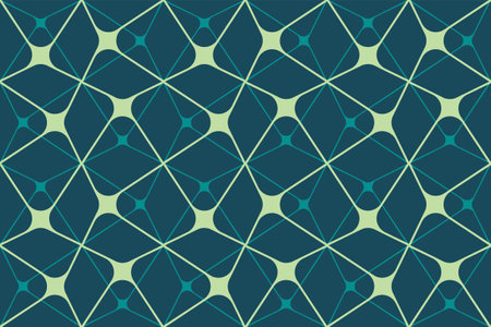 Minimal seamless pattern with geometric leaves. Delicate and elegant floral trendy background.