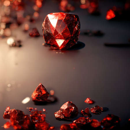Shiny gemstones diamonds crystals abstract background. Beautiful luxury wallpaper. Digital art.