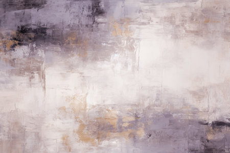 Abstract oil or acrylic painted textured canvas background. Neutral colors grunge artistic decorative backdrop. Contemporary art. Copy space.の素材
