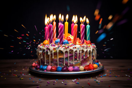Slice of Happiness: Birthday Cake Magic A Year Older, A Layer Sweeter: Birthday Cake Blissの素材