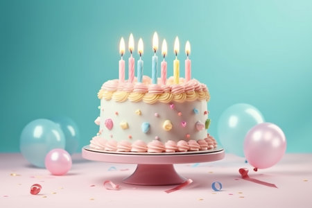 Cakes that Spark Happiness: Crafting Life's Best Memories Birthday Dreams and Cake Fantasies: A Sweet Extravaganzaの素材