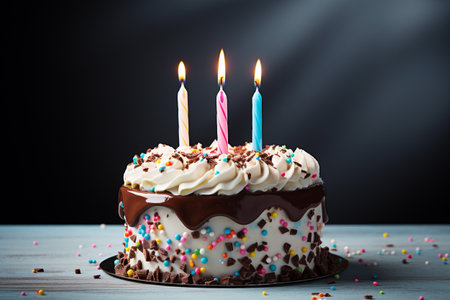 Slice of Happiness: Birthday Cake Spectacular Anniversary Elegance: Cake Couture at Its Finestの素材