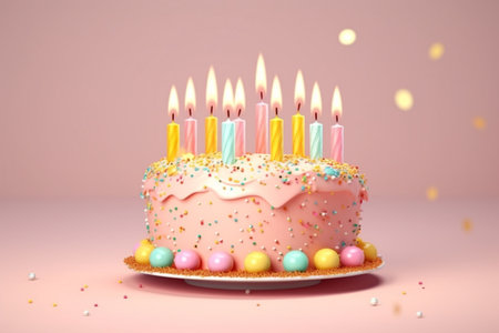 Slice of Whimsical Wonders: Birthday Cake Designs That Leave You Amazed Baking for Bliss: Crafting Delicious Memories Anewの素材