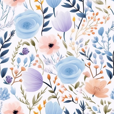 Ethereal Watercolor Anemone Abundance Tropical Watercolor Bird of Paradise Serenadeの素材