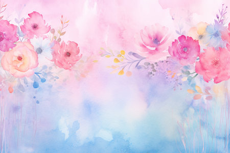 Abstract Watercolor Anemone Allegro Botanical Watercolor Thistle Temptationの素材