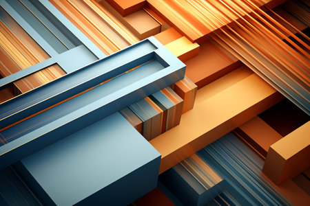 Sculpting the Future with Dynamic Background Chronicles: A Visual Journey into Poster Fusion Journey to the Unknown: Dynamic Squares in Action and the Art of Decorative Reliefの素材