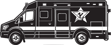 Angels on Wheels Ambulance Rescuesのイラスト素材