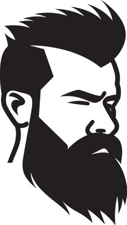 Beardonomics Maximizing Your Beard's ROI (Return on Impression)のイラスト素材