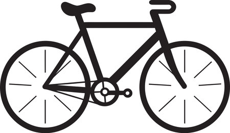Under the Moon s Glow The Loneliness and Beauty of a Bicycle Silhouetteのイラスト素材