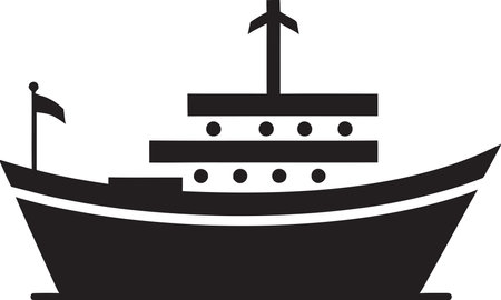 Nautical Nostalgia Vintage Sailboat in Golden Hour Silhouetteのイラスト素材