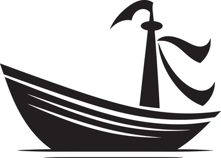 Evening Escapes Kayaking Adventures in Twilight Silhouetteのイラスト素材