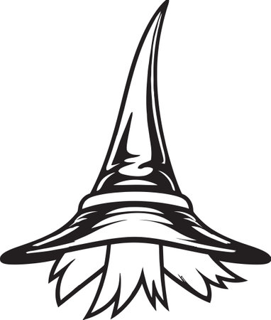 Broomstick Enchantment on All Hallows' Eveのイラスト素材