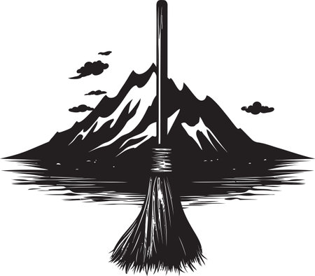 Broomstick Manor of the Damnedのイラスト素材