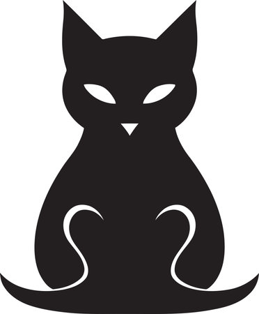 Moonlit Prowl in Vector Artのイラスト素材