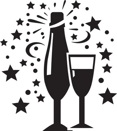 Let the Festivities Begin Celebrating in Styleのイラスト素材