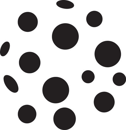 Chocolate and Shadows: Black Cookie Vector Collectionのイラスト素材