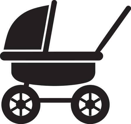 Cruising through Parenthood with Baby on the Horizonのイラスト素材